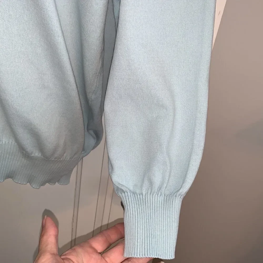 ‎T. Harris London mint green cotton sweater